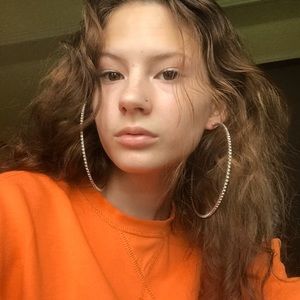 Charlotte Russe diamond hope earrings